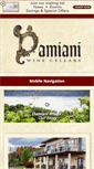 Mobile Screenshot of damianiwinecellars.com